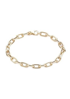 Saks Fifth Avenue 14K Yellow Gold Paperclip Chain Bracelet
