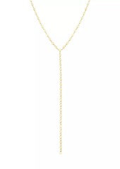 Saks Fifth Avenue 14K Yellow Gold Pebble Lariat Necklace