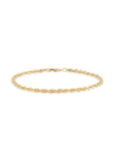 Saks Fifth Avenue 14K Yellow Gold Rope Chain Bracelet
