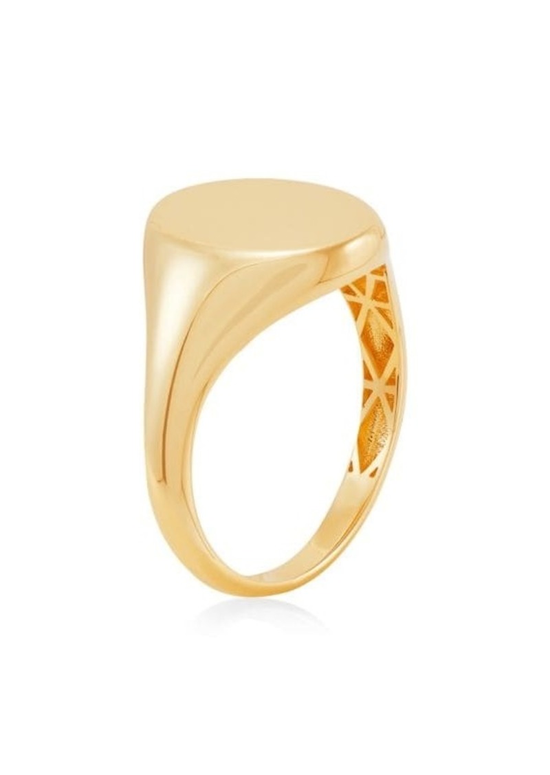 Saks Fifth Avenue 14K Yellow Gold Signet Ring