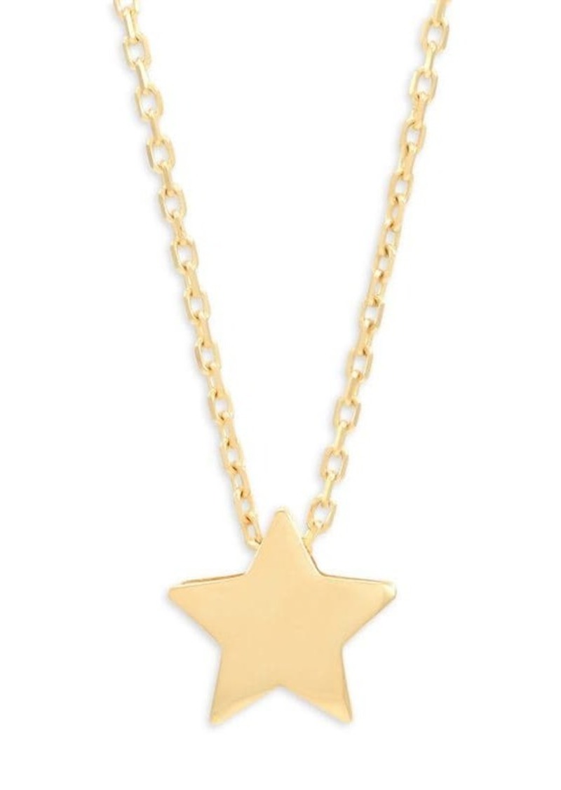 Saks Fifth Avenue 14K Yellow Gold Star Pendant Necklace