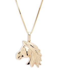Saks Fifth Avenue 14K Yellow Gold Unicorn Pendant Necklace