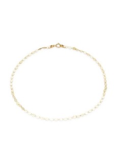 Saks Fifth Avenue 14K Yellow Gold Valentino Chain Ankle Bracelet