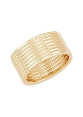 Saks Fifth Avenue 14K Yellow Gold Wide Band Ring