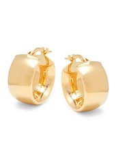 Saks Fifth Avenue ​14K Yellow Gold Wide Hoop Earrings