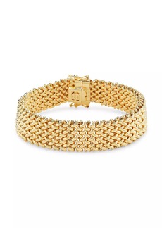 Saks Fifth Avenue 18K Yellow Gold Mesh Bracelet