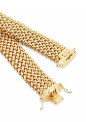 Saks Fifth Avenue 18K Yellow Gold Mesh Bracelet