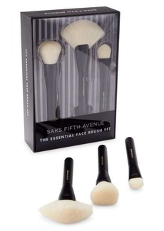 Saks Fifth Avenue 3-Piece Essential Face Brush Set
