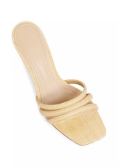 Saks Fifth Avenue 70MM Woven Straw Mules