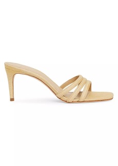 Saks Fifth Avenue 70MM Woven Straw Mules