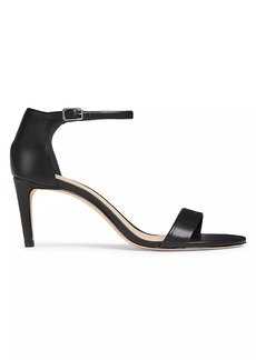 Saks Fifth Avenue 75MM Leather Ankle-Wrap Sandals