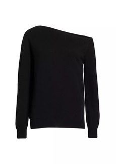 Saks Fifth Avenue Asymmetric Wool-Cashmere Sweater