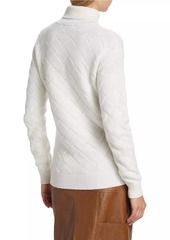 Saks Fifth Avenue Basketweave Knit Turtleneck Sweater