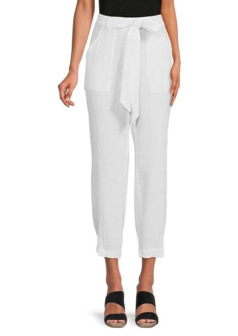 Saks Fifth Avenue Belted Slim Leg Pants