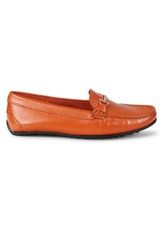 Saks Fifth Avenue Buckled Leather Loafers