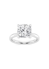 Saks Fifth Avenue Build Your Own Collection 14K White Gold & Lab Grown Cushion Cut Diamond Solitare Engagement Ring