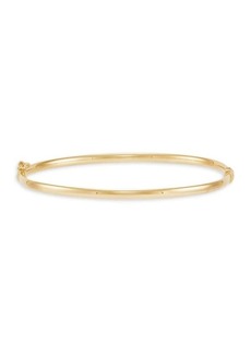 Saks Fifth Avenue Build Your Own Collection 14K Yellow Gold Hinge Bangle Bracelet