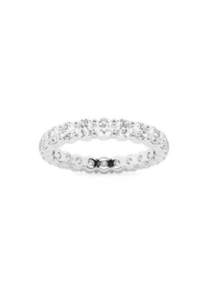 Saks Fifth Avenue Build Your Own Collection Platinum & Lab Grown Round Diamond Eternity Band