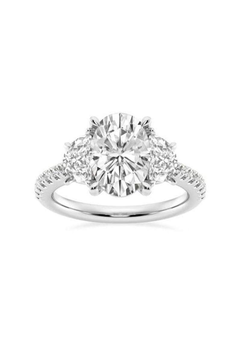 Saks Fifth Avenue Build Your Own Collection Platinum & Three Stone Lab Grown Diamond Engagement Ring