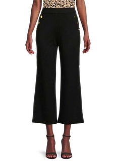 Saks Fifth Avenue Button Flare Pants