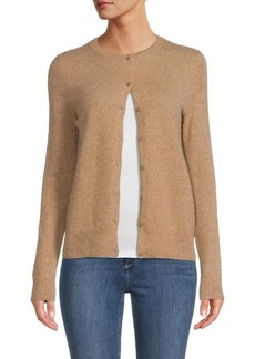 Saks Fifth Avenue Button Front Cashmere Cardigan