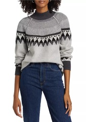 Saks Fifth Avenue Cashmere Fair Isle-Style Sweater