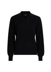 Saks Fifth Avenue Cashmere Polo Sweater