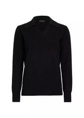 Saks Fifth Avenue Cashmere Polo Sweater