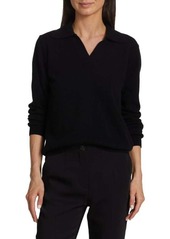 Saks Fifth Avenue Cashmere Polo Sweater