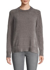 Saks Fifth Avenue Chenille Long-Sleeve High-Low Sweater