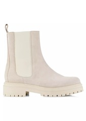Saks Fifth Avenue COLLECTION 40MM Suede Lug-Sole Chelsea Boots