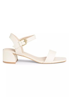 Saks Fifth Avenue COLLECTION 45MM Leather Block-Heel Sandals