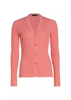 Saks Fifth Avenue COLLECTION Cotton Long-Sleeve Cardigan