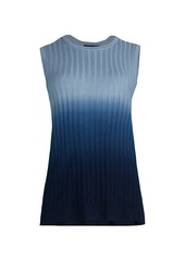 Saks Fifth Avenue COLLECTION Dip-Dye Sleeveless Shell Top