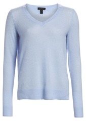 Saks Fifth Avenue COLLECTION Featherweight Cashmere V-Neck Sweater