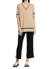 Saks Fifth Avenue ​COLLECTION Mesh-Trim Tunic