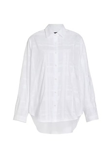 Saks Fifth Avenue COLLECTION Plaid Cotton Button-Front Shirt