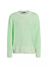 Saks Fifth Avenue COLLECTION Plaited Crewneck Sweater