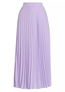 Saks Fifth Avenue COLLECTION Pleated A-Line Midi-Skirt