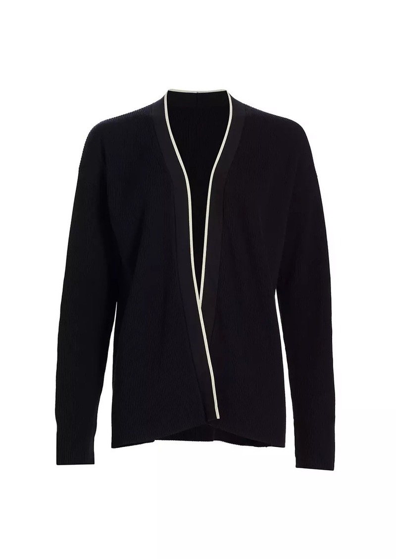 Saks Fifth Avenue COLLECTION Rib-Knit Open Cardigan