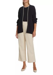 Saks Fifth Avenue COLLECTION Rib-Knit Open Cardigan