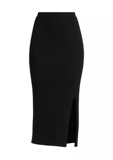 Saks Fifth Avenue COLLECTION Rib-Knit Pencil Skirt