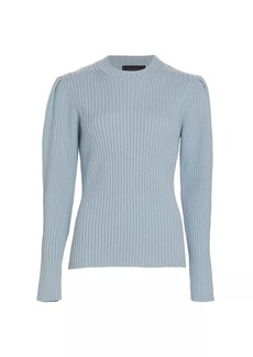 Saks Fifth Avenue COLLECTION Rib-Knit Wool-Blend Sweater