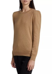 Saks Fifth Avenue COLLECTION Shine Puff-Sleeve Sweater