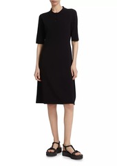 Saks Fifth Avenue COLLECTION Short-Sleeve Polo Midi-Dress