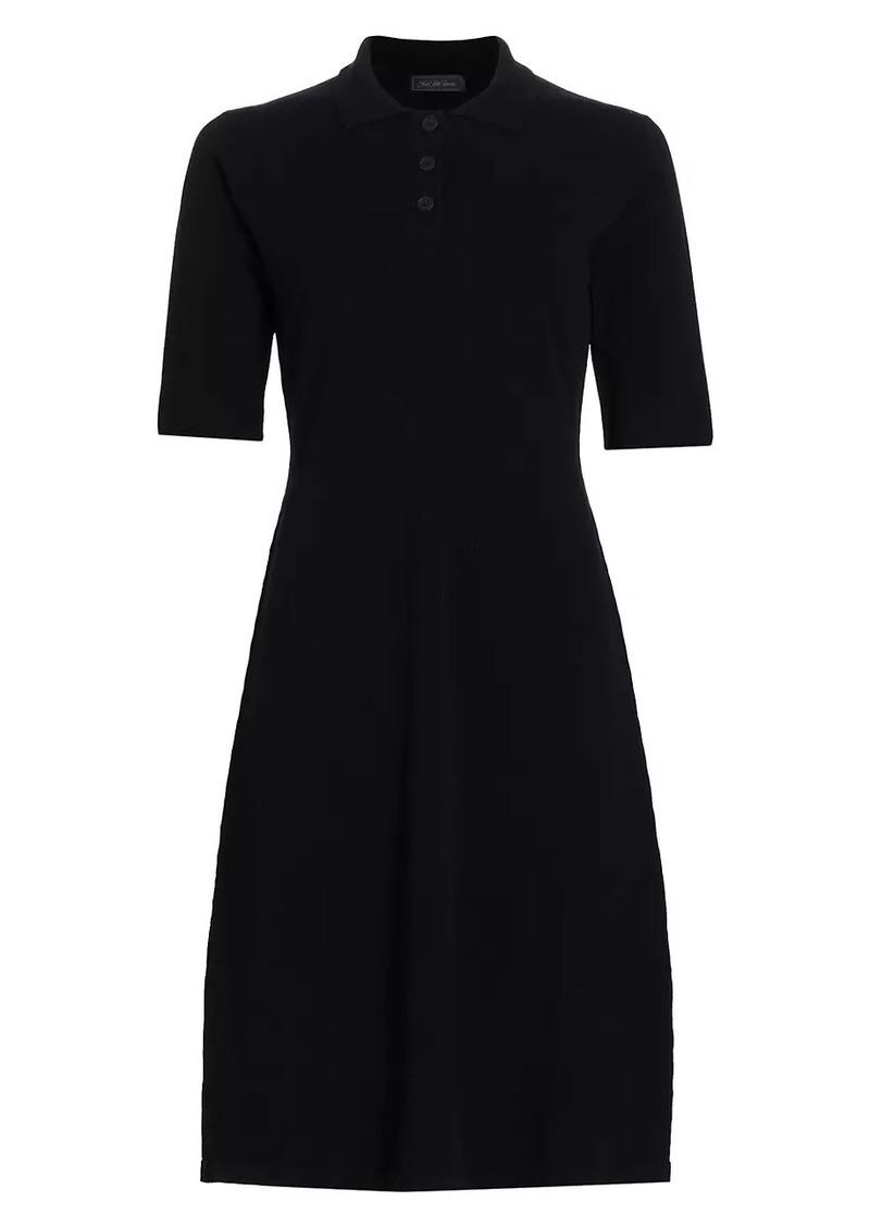 Saks Fifth Avenue COLLECTION Short-Sleeve Polo Midi-Dress