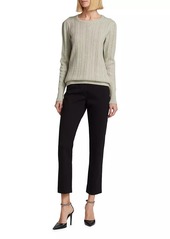 Saks Fifth Avenue COLLECTION Slim-Fit Ankle Ponte Pants