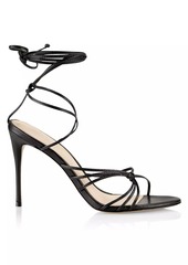 Saks Fifth Avenue COLLECTION Strappy Leather Lace-Up Sandals