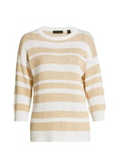 Saks Fifth Avenue COLLECTION Striped Pullover Sweater