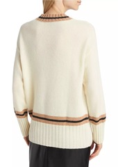 Saks Fifth Avenue Collection Varsity Alpaca-Blend Pullover Sweater